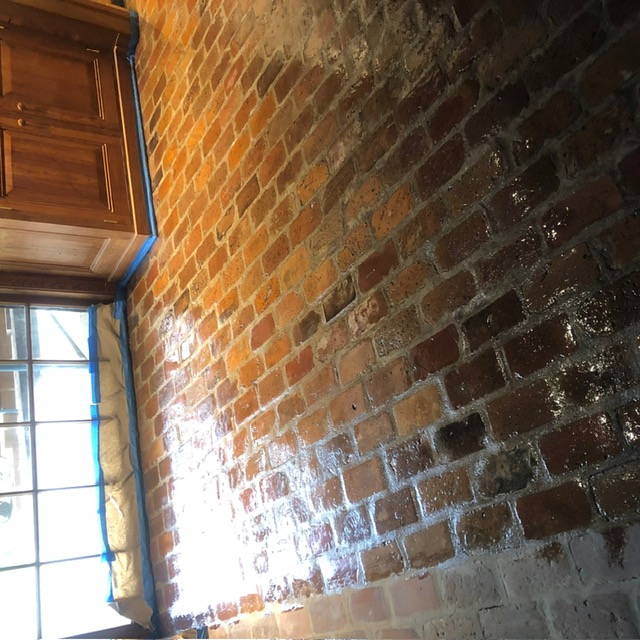 Exposed Brick & Hardwood